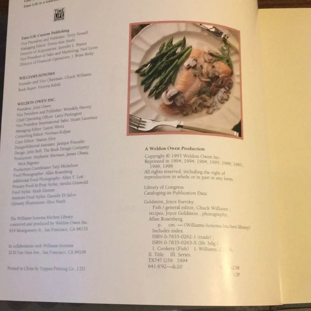 Williams Sonoma Kitchen Library Cookbook Trio Set of 3 - Beef Potatoes Fish